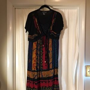 Carol Little Petite Maxi Dress Multi-Color